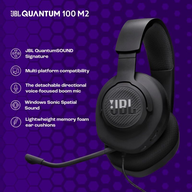 هدست با سیم جی بی ال Quantum 100 M2