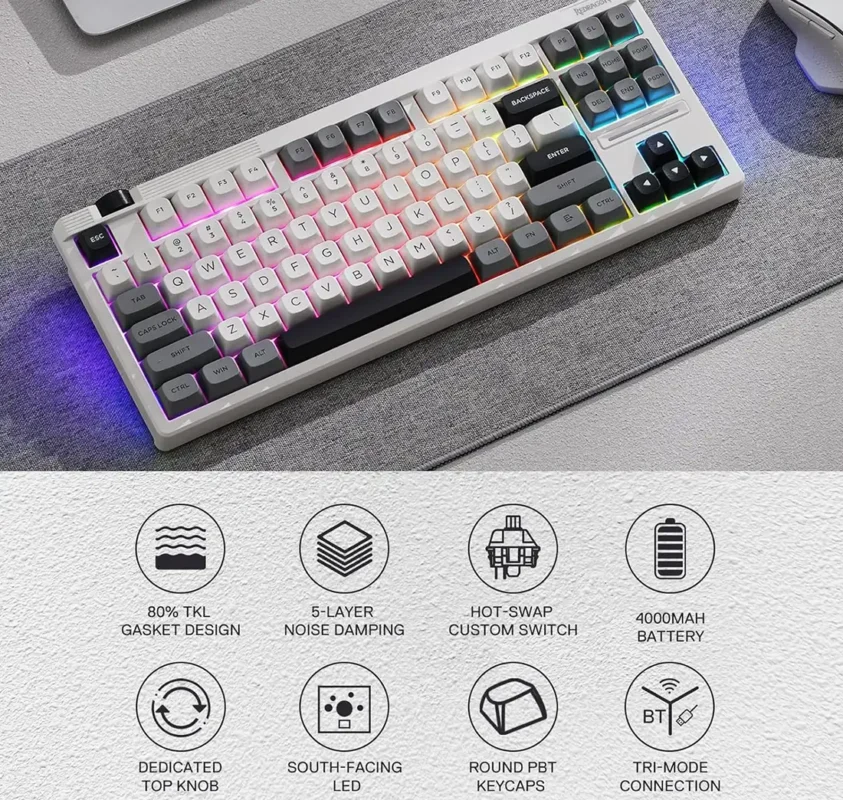 کیبورد بی سیم/با سیم ردراگون Otiim Pro K729 WGB