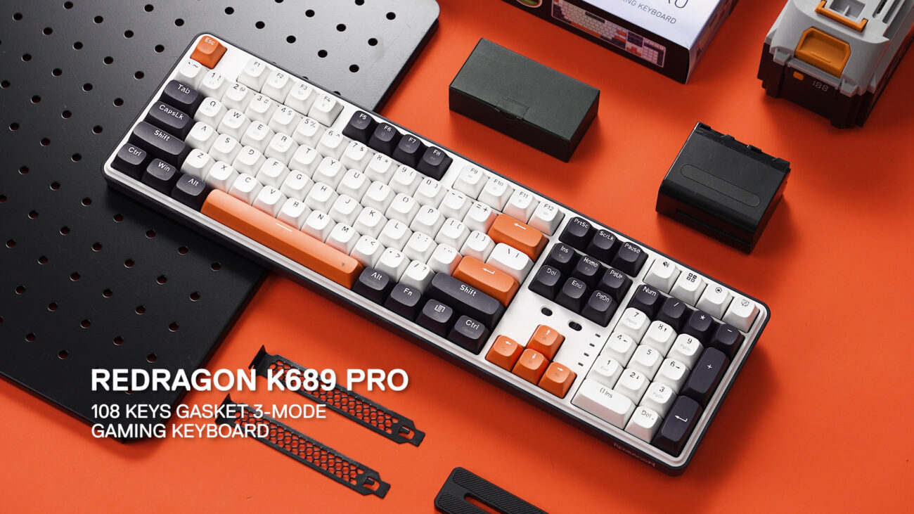 کیبورد بی سیم/با سیم ردراگون WYVERN PRO K689