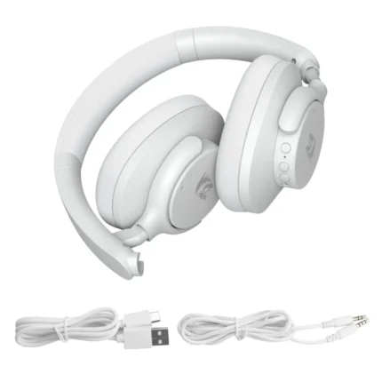 هدست بی سیم گیمینگ ردراگون VIBECORE 600X H610 ANC سفید