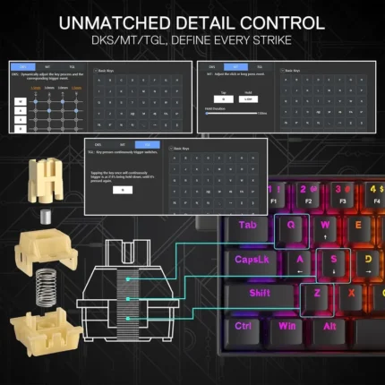 کیبورد ردراگون Fizz K617M Magnetic