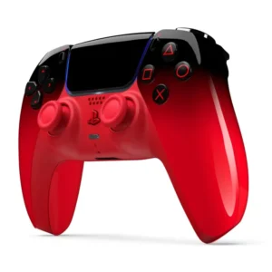 دسته PS5 قرمز مشکی - Techno Red
